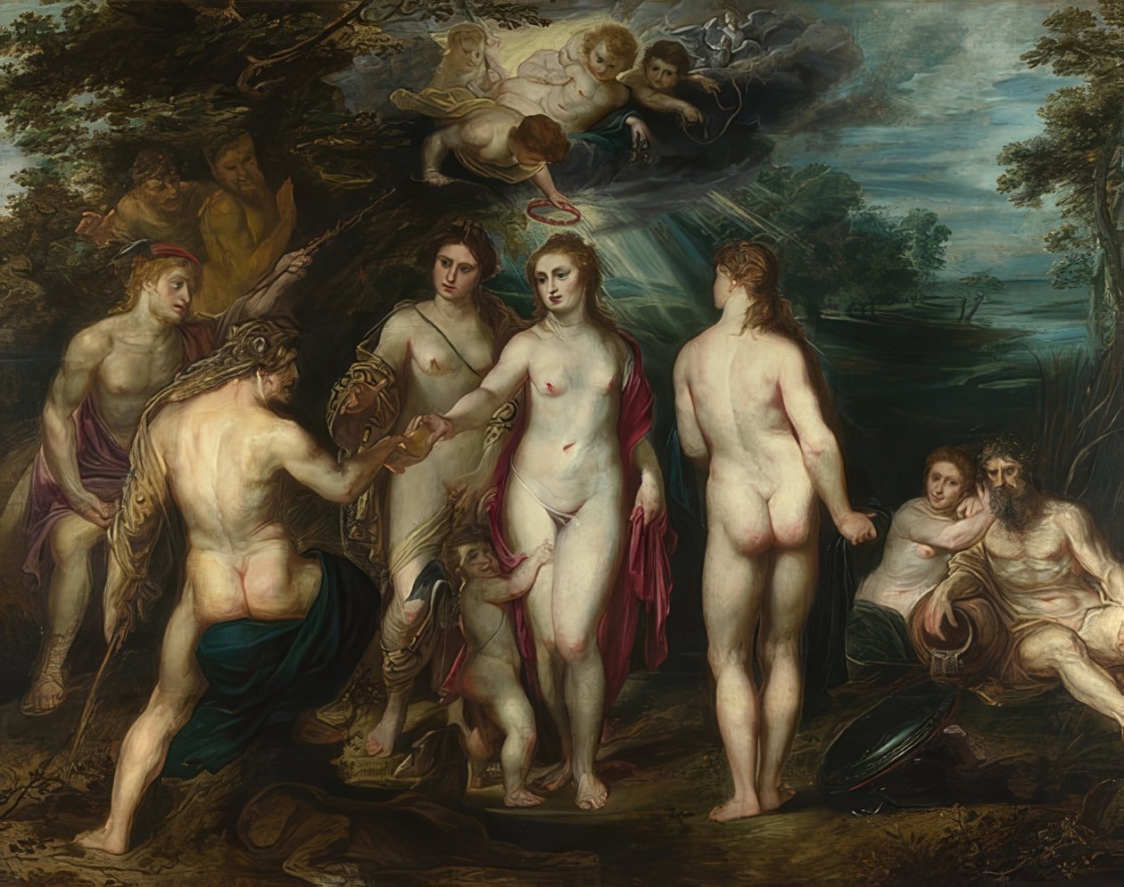 Rozsudek z Paříže. Kolem 1597-99 od Peter Paul Rubens