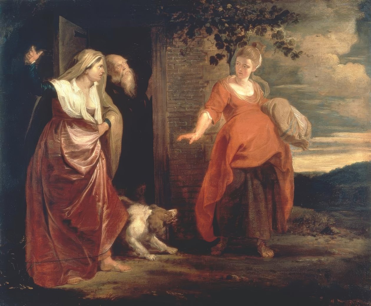 Odchod Hagar od Peter Paul Rubens