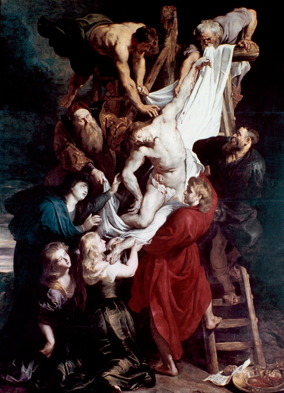 Sestup z kříže, c1612-1614 od Peter Paul Rubens