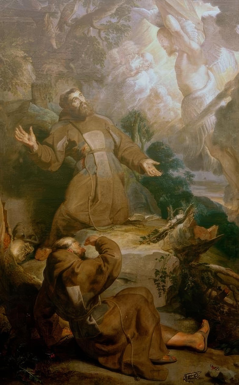 Die Stigma of hl. Franziskus od Peter Paul Rubens