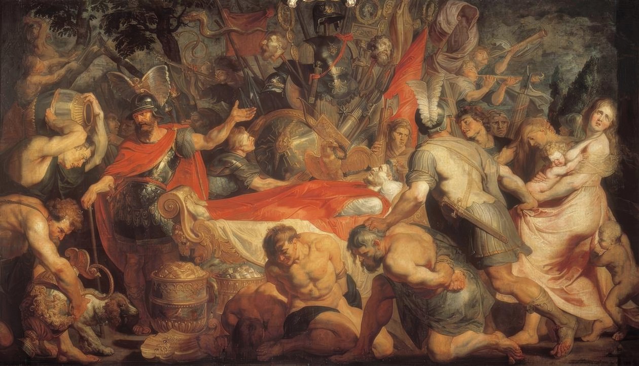 Pohřeb Decia Mus od Peter Paul Rubens