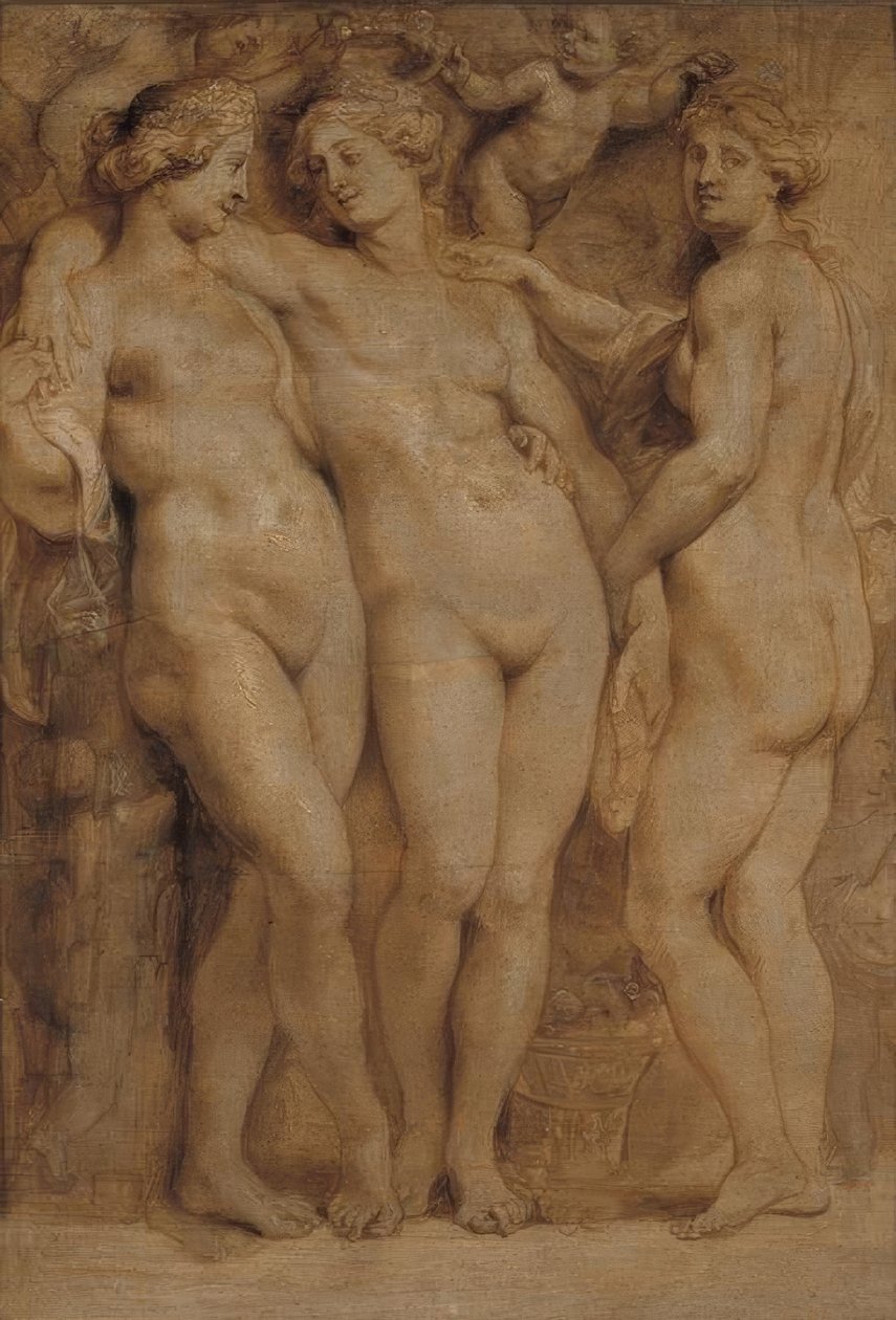 Tři grácie od Peter Paul Rubens