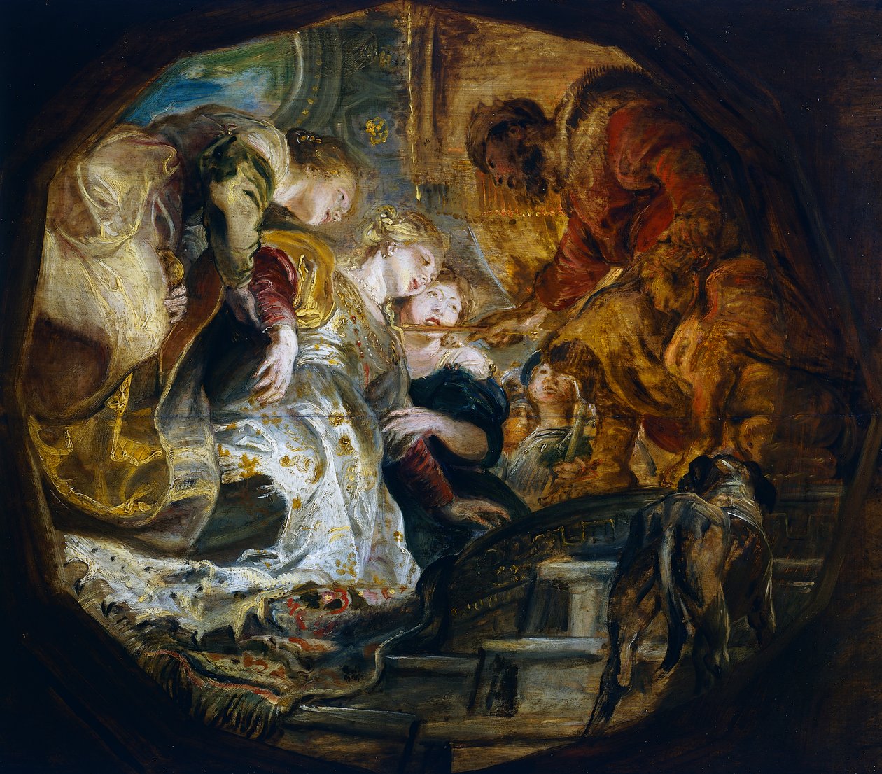 Ester před Ahasverem od Peter Paul Rubens