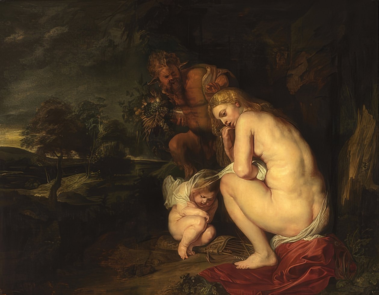 Přátelská Venuše (Venus Frigida). 1614 od Peter Paul Rubens