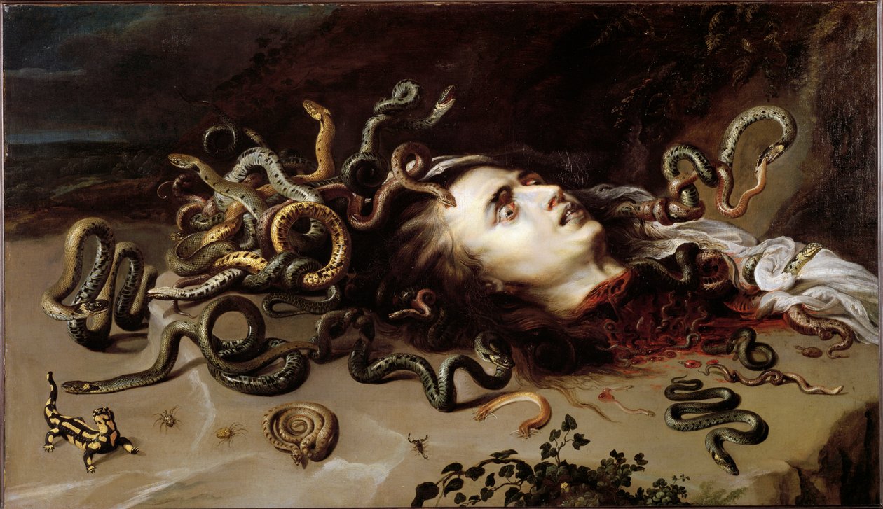 Hlava Medúzy, 1618 od Peter Paul Rubens