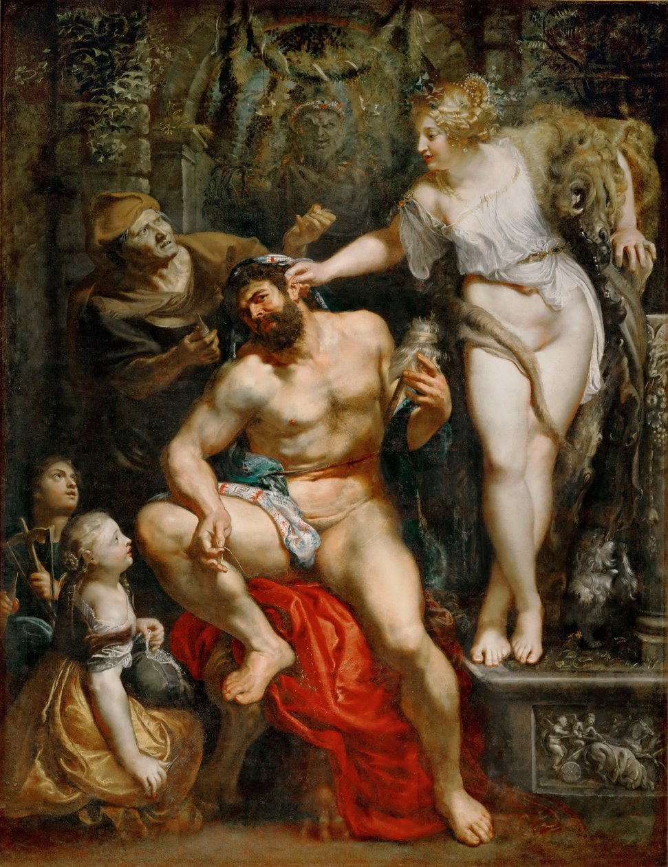 Herkules a Omphale od Peter Paul Rubens