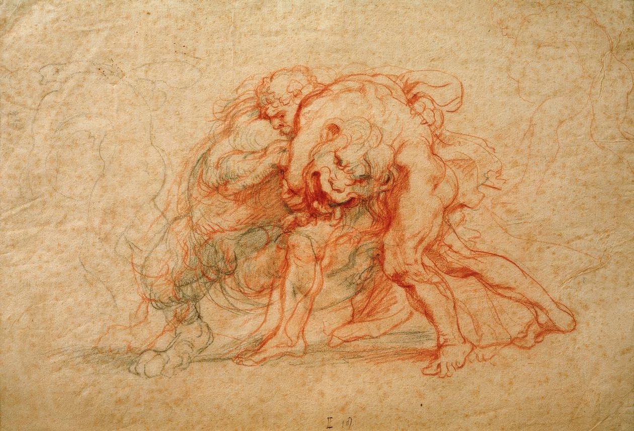 Herkules a Nemejský lev od Peter Paul Rubens