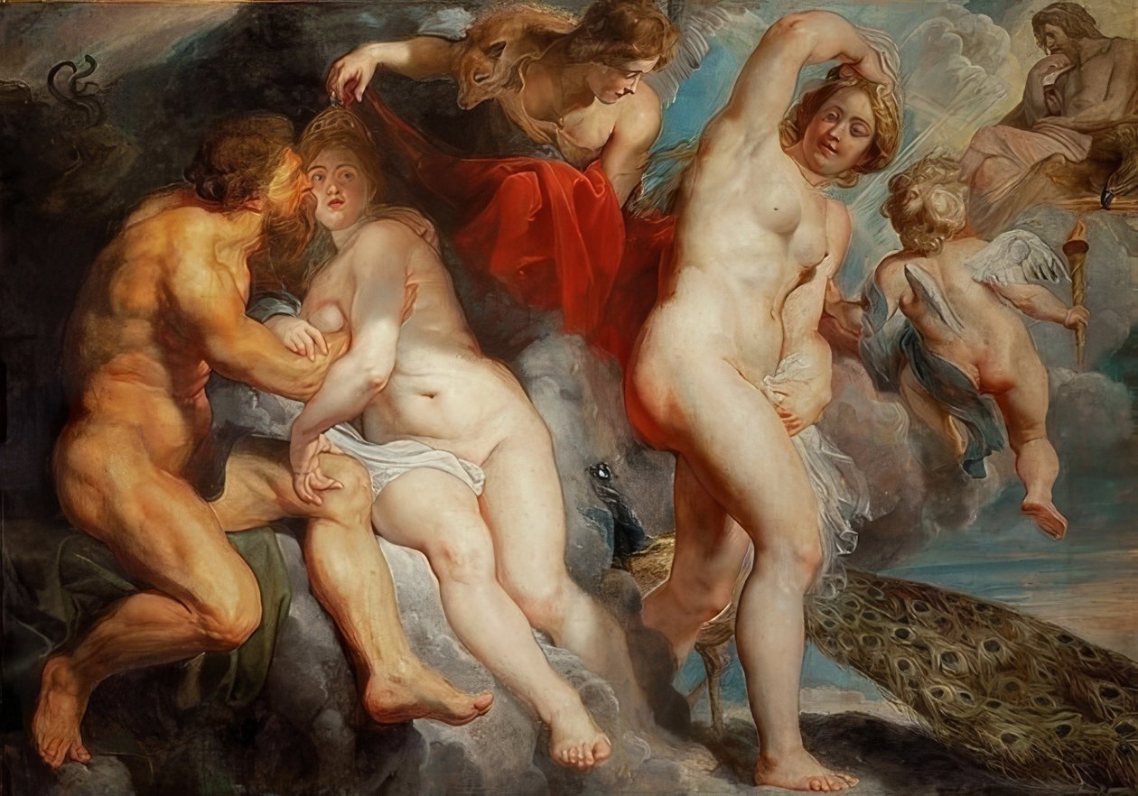 Ixion a Nephele. 1615 od Peter Paul Rubens