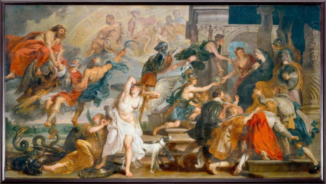 Apoteóza Jindřicha IV. a vyhlášení... od Peter Paul Rubens