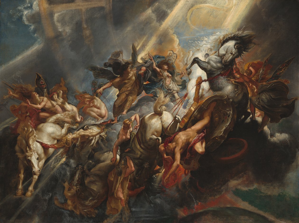 Pád Phaetonu od Peter Paul Rubens