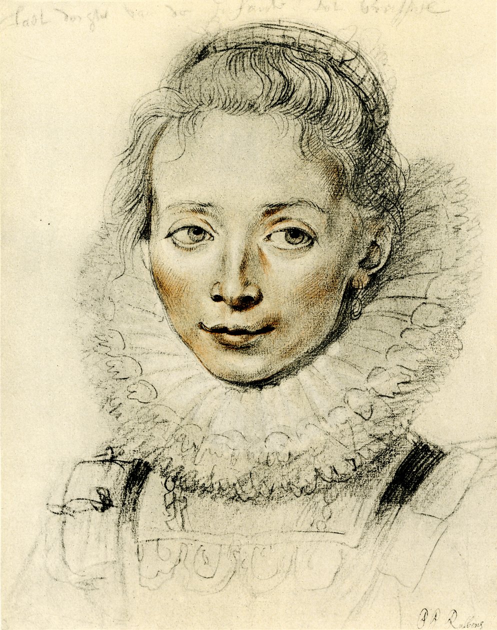 Maid of Infanta Isabella v Bruselu od Peter Paul Rubens