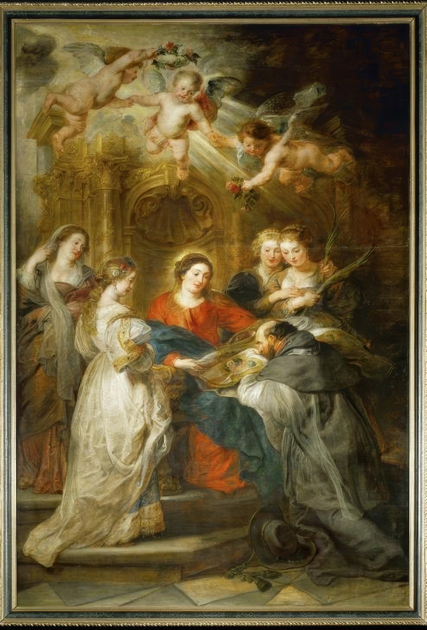 Maria se zjeví hl. Ildefonso od Peter Paul Rubens