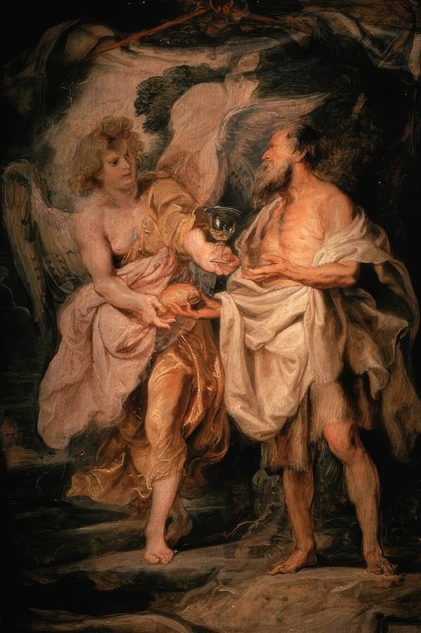 P. P. Rubens, Elias a anděl od Peter Paul Rubens