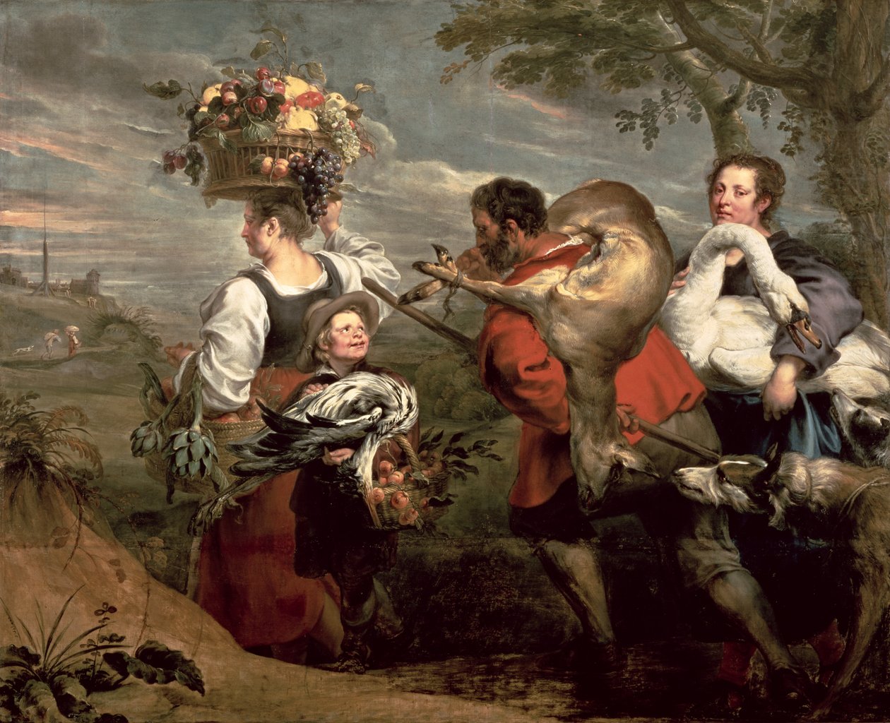 Rolníci jdou na trh od Peter Paul Rubens