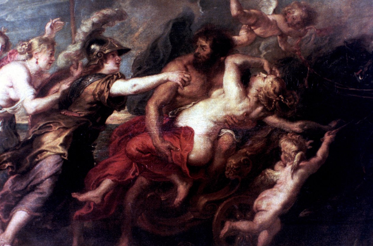 Znásilnění Proserpiny od Peter Paul Rubens