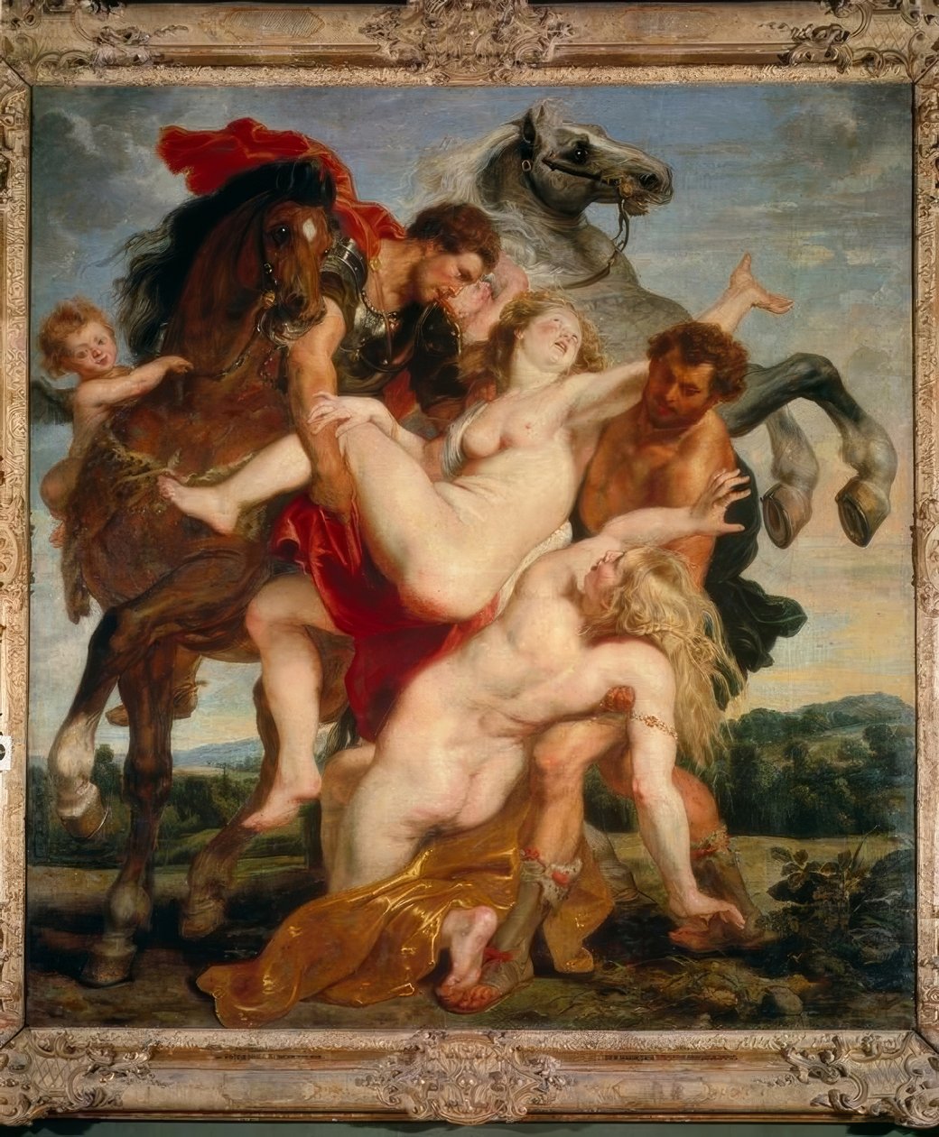 Znásilnění dcer Leucippus od Peter Paul Rubens