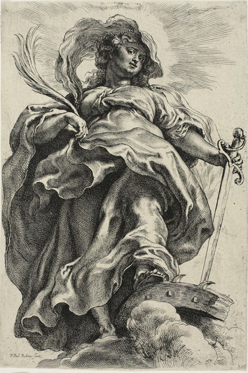 Svatá Kateřina Alexandrijská od Peter Paul Rubens