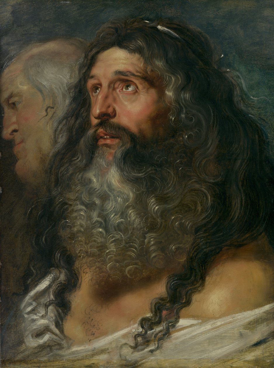 Studie dvou hlav, ca. 1609. od Peter Paul Rubens
