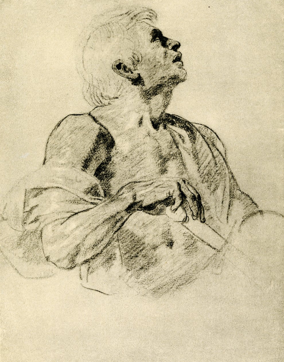 Studium na válečníkovi od Peter Paul Rubens