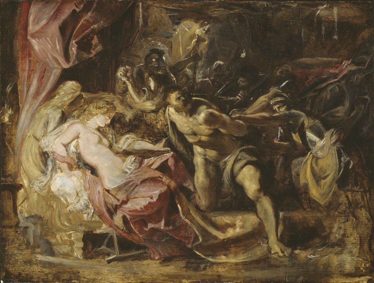 Zajetí Samsona, 1609-10 od Peter Paul Rubens