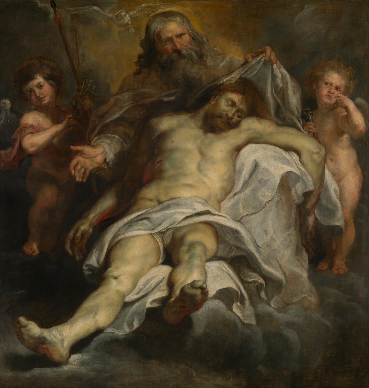 Nejsvětější Trojice od Peter Paul Rubens