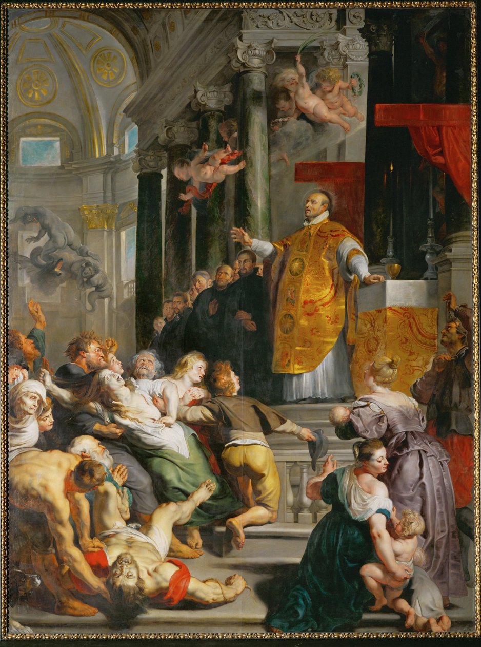 Zázrak svatého Ignáce Loyoly od Peter Paul Rubens