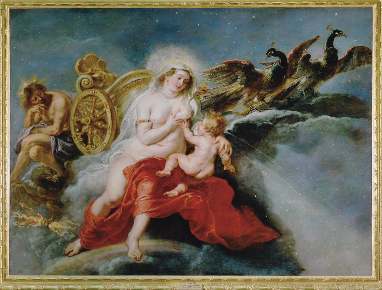 Vznik Mléčné dráhy od Peter Paul Rubens