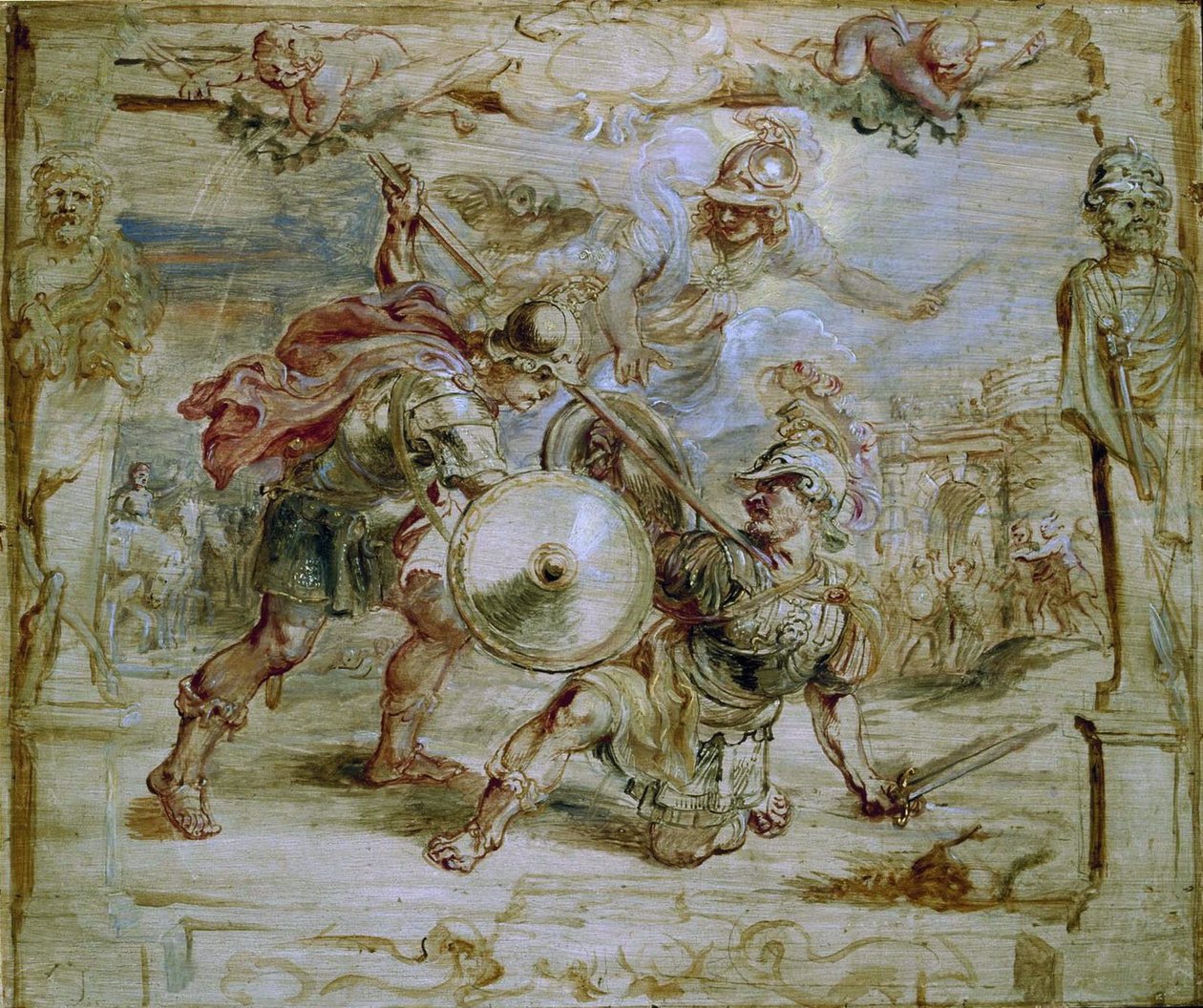 Smrt Hectora, 1630-1635 od Peter Paul Rubens