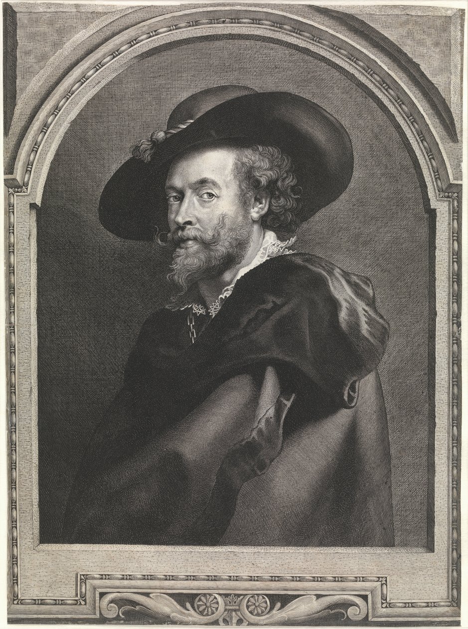 Malíř Peter Paul Rubens (rytina) od Peter Paul Rubens