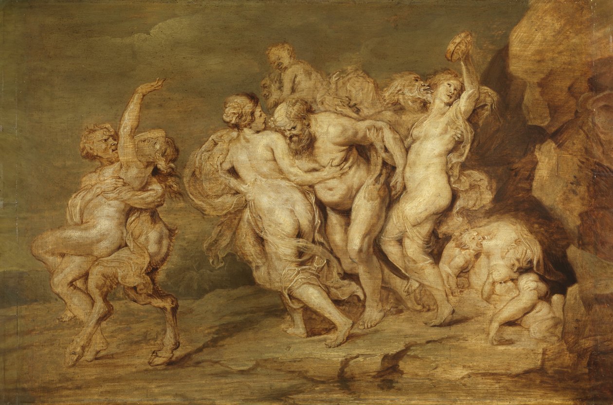 Triumf Silenia, 1600-99 od Peter Paul Rubens