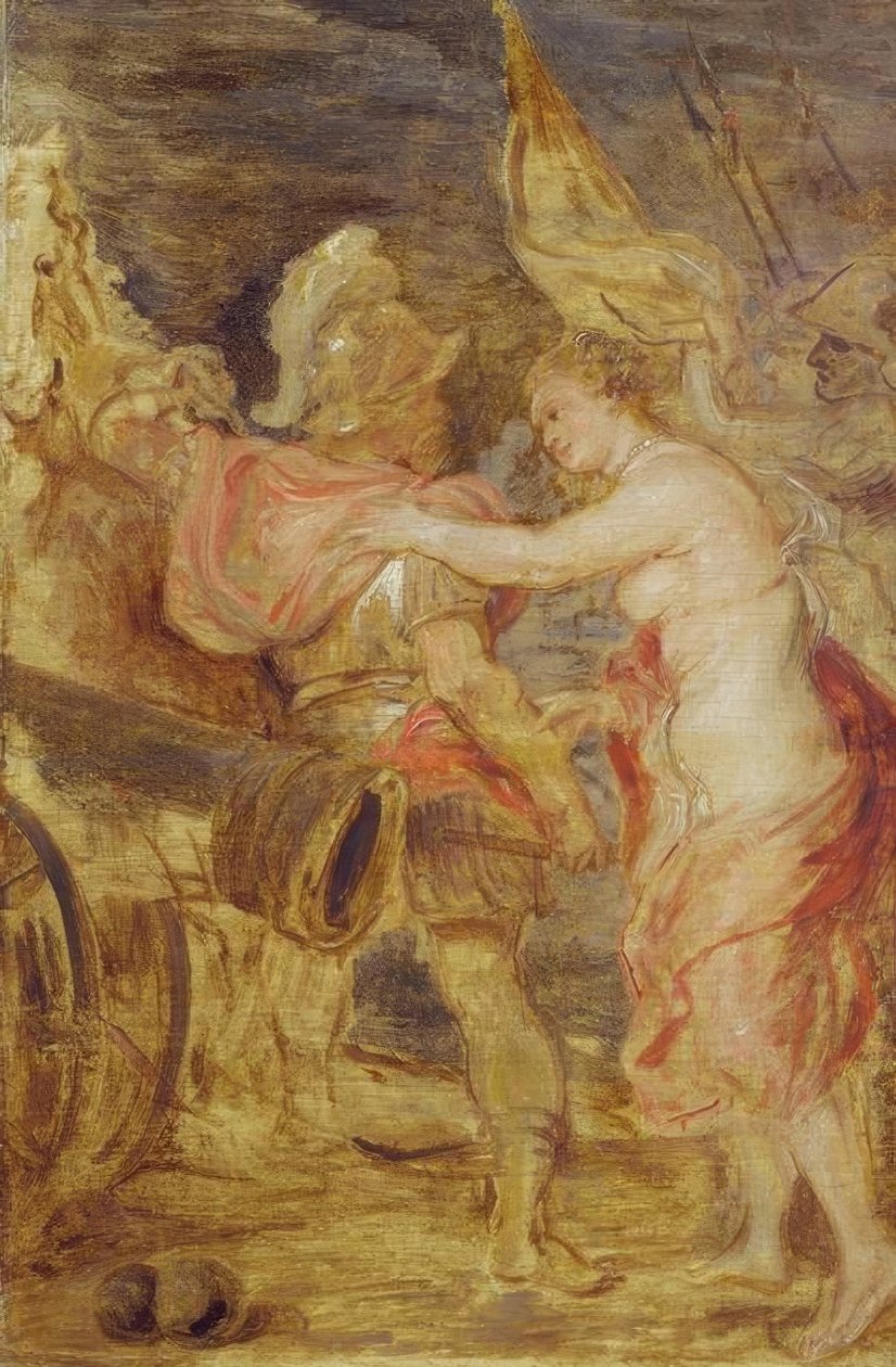 Venuše doprovází Mars do války od Peter Paul Rubens