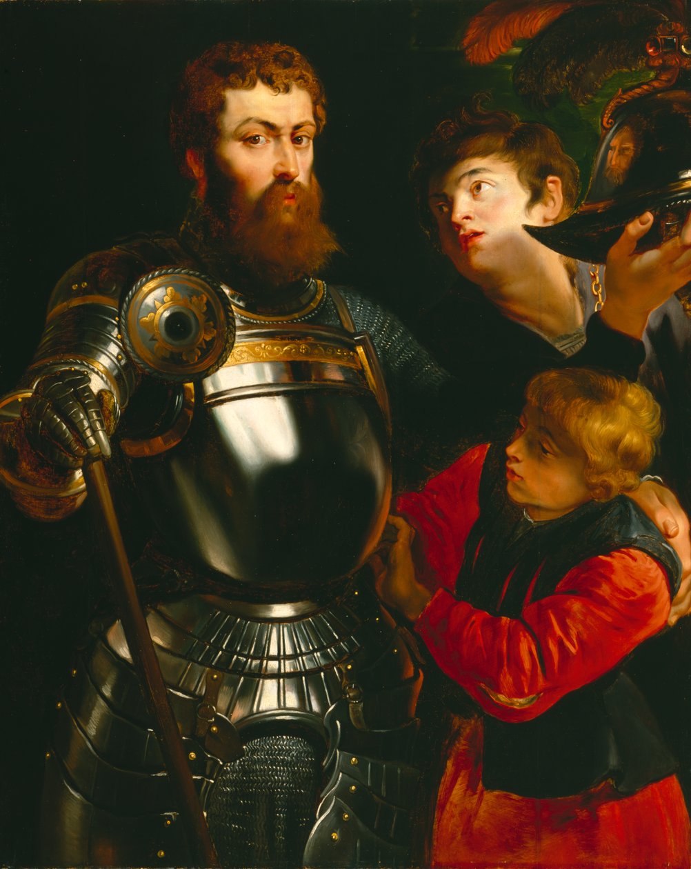 Warrior (olej na plátně) od Peter Paul Rubens