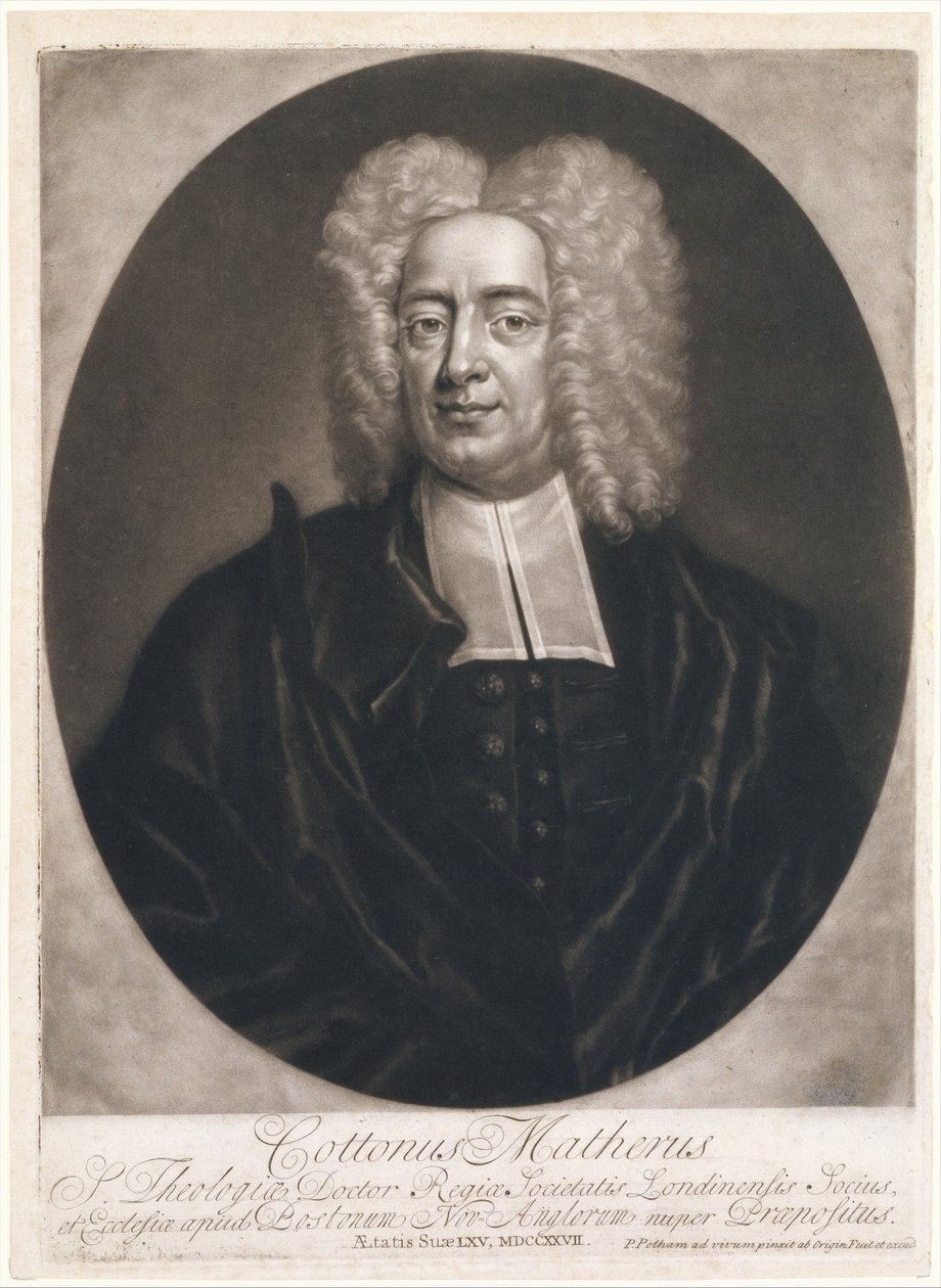 Cottonus Matheris Cotton Mather, 1728., 1728. od Peter Pelham