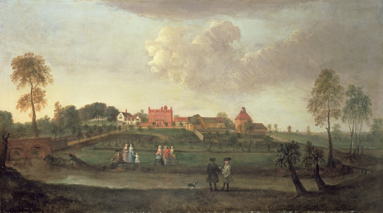 Little Haugh Hall, Suffolk od Peter Tillemans