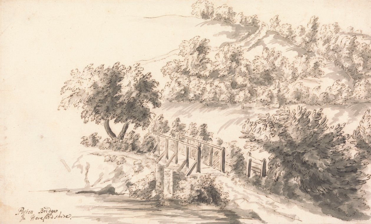 Poston Bridge, Herefordshire od Peter Tillemans