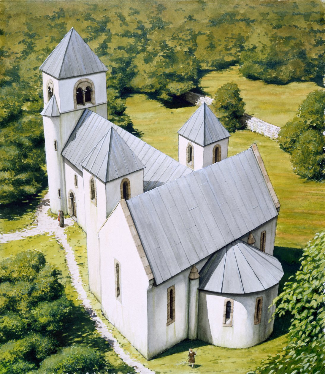 Kaple North Elmham, c1100, c1990-2010 od Peter Urmston