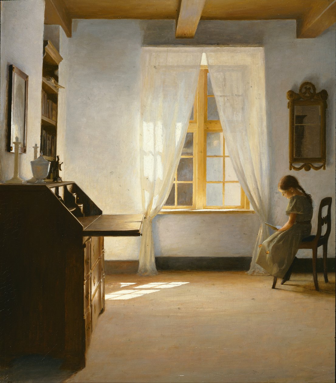 Dívčí čtení, 1901 od Peter Vilhelm Ilsted