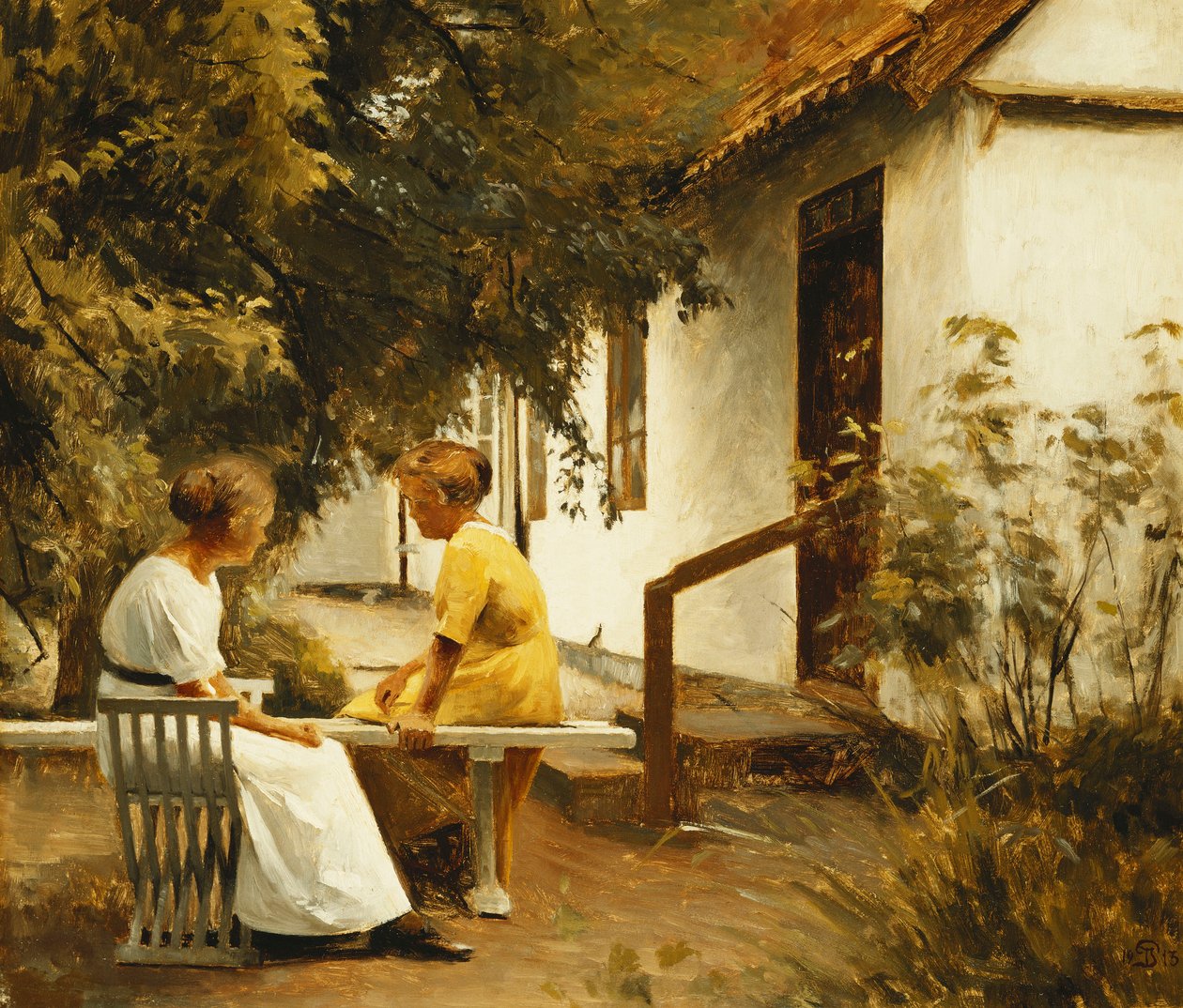 Na zahradě od Peter Vilhelm Ilsted