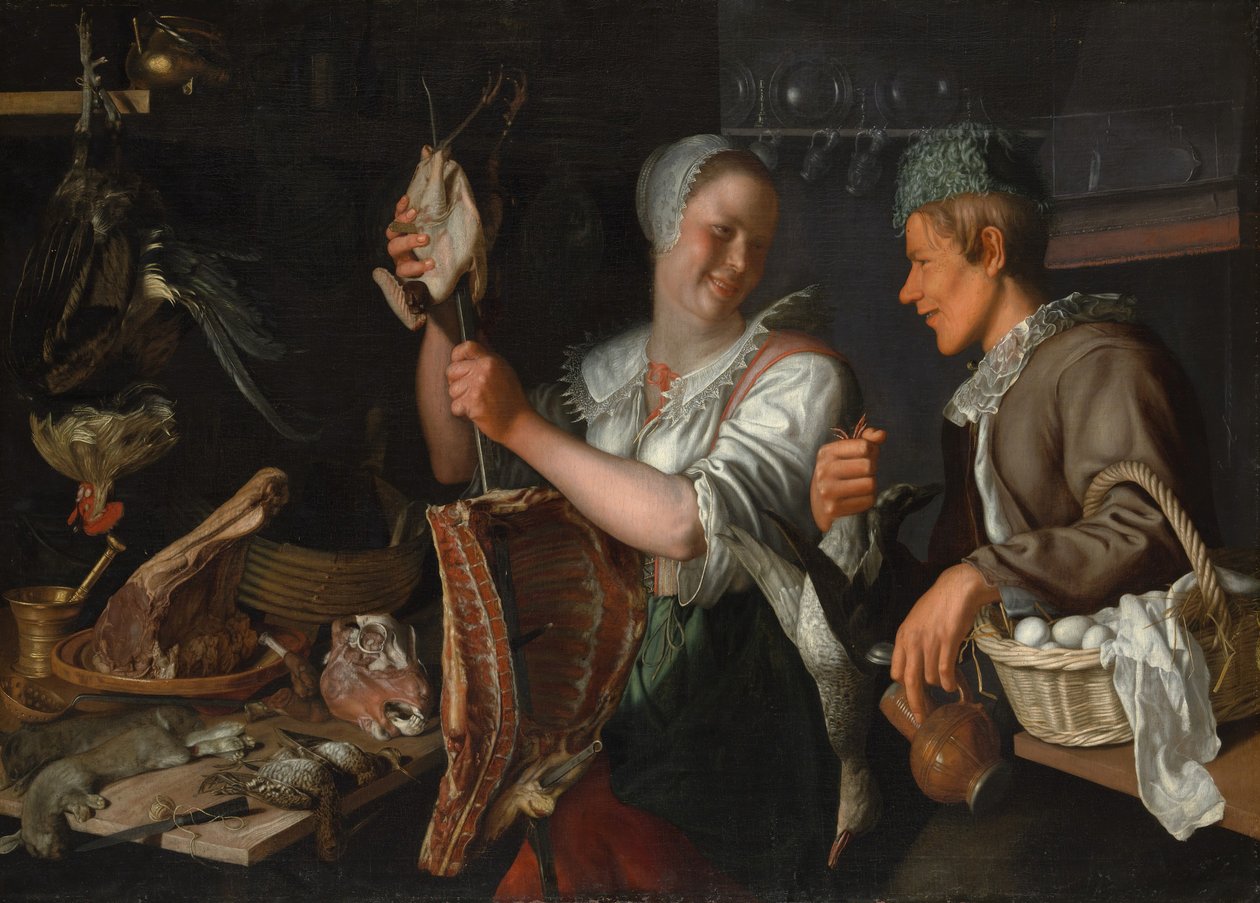 Kuchyňská scéna, 1620. od Peter Wtewael