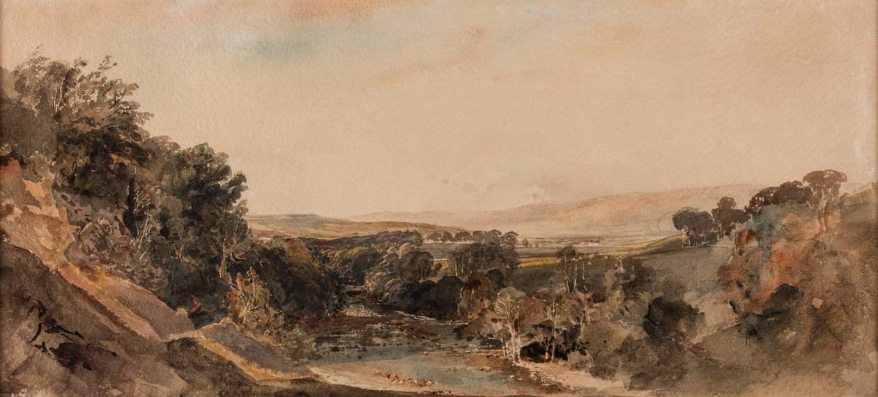 Cannock Chase, asi 1840 (akvarel na papíře) od Peter de Wint