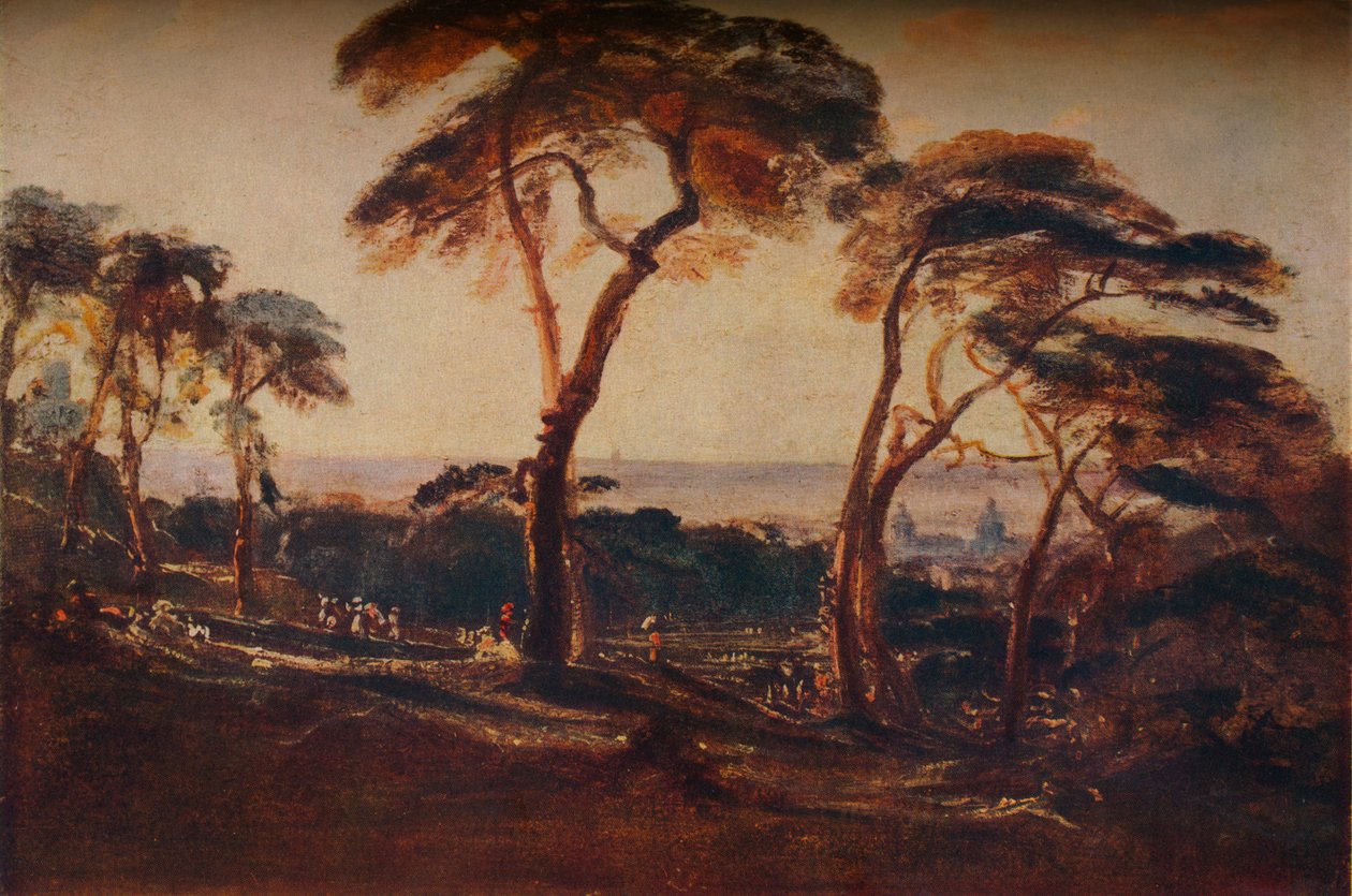 Greenwich Park, c1822 od Peter de Wint