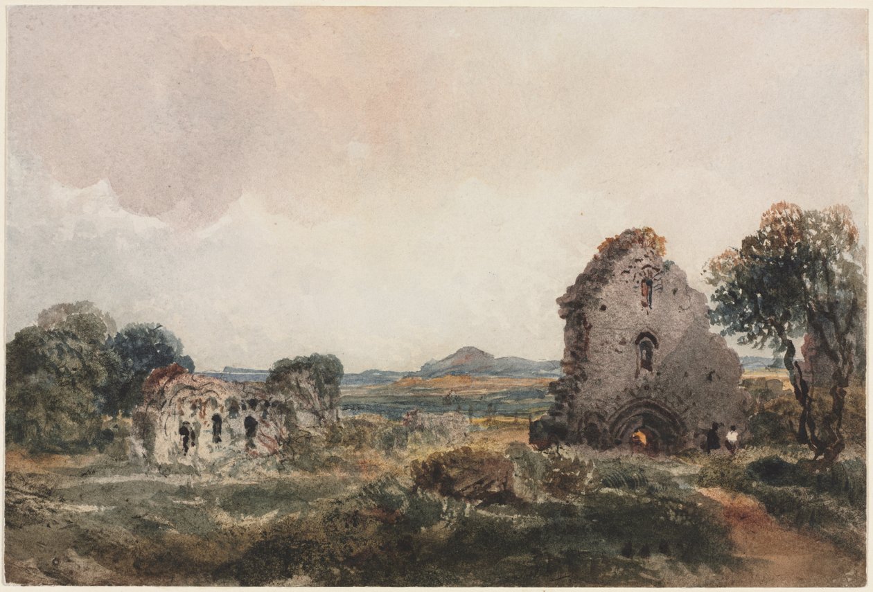 Neath Abbey, c. 40. léta 19. století. od Peter de Wint