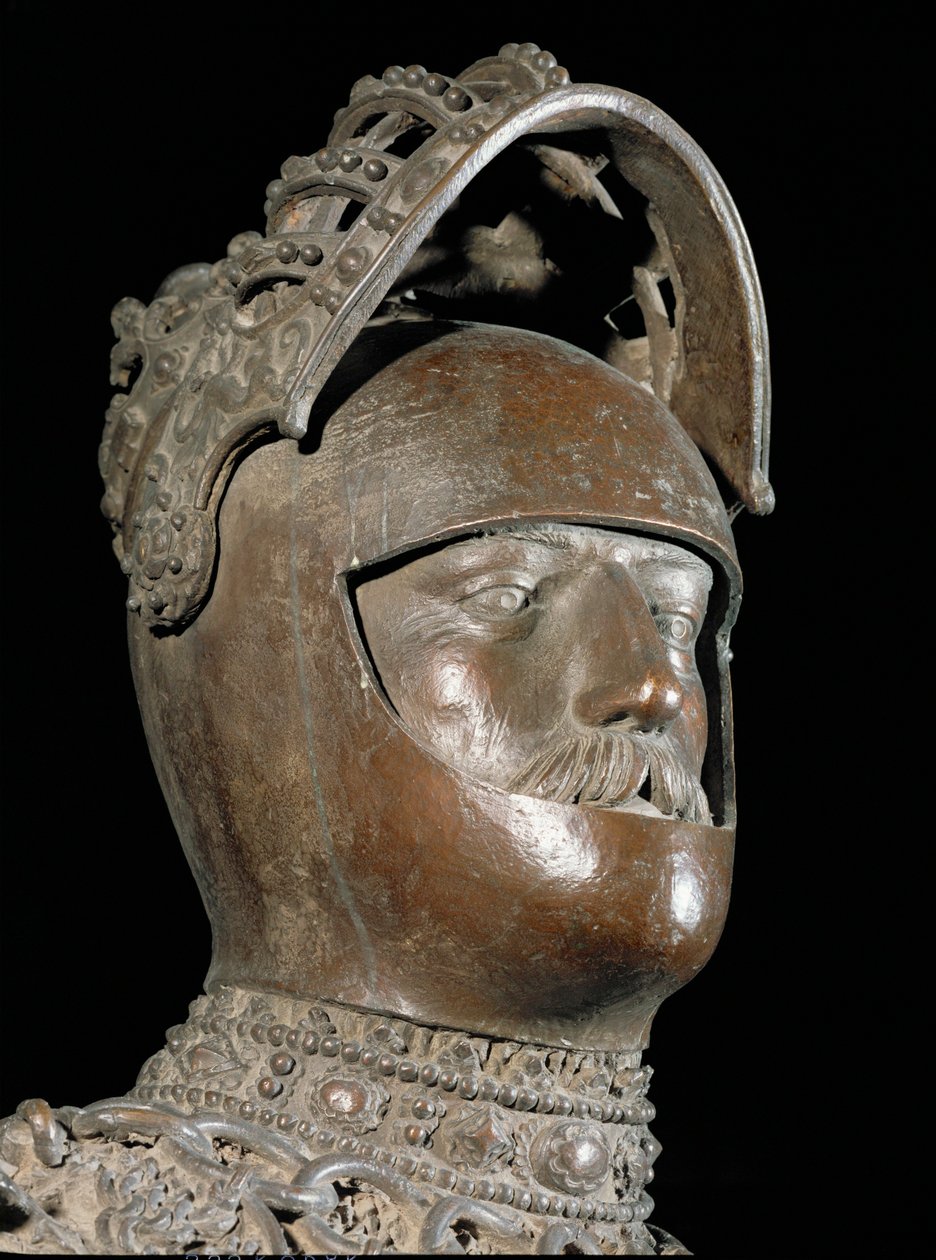 Britský král Artuš (bronz) od Peter the Elder Vischer