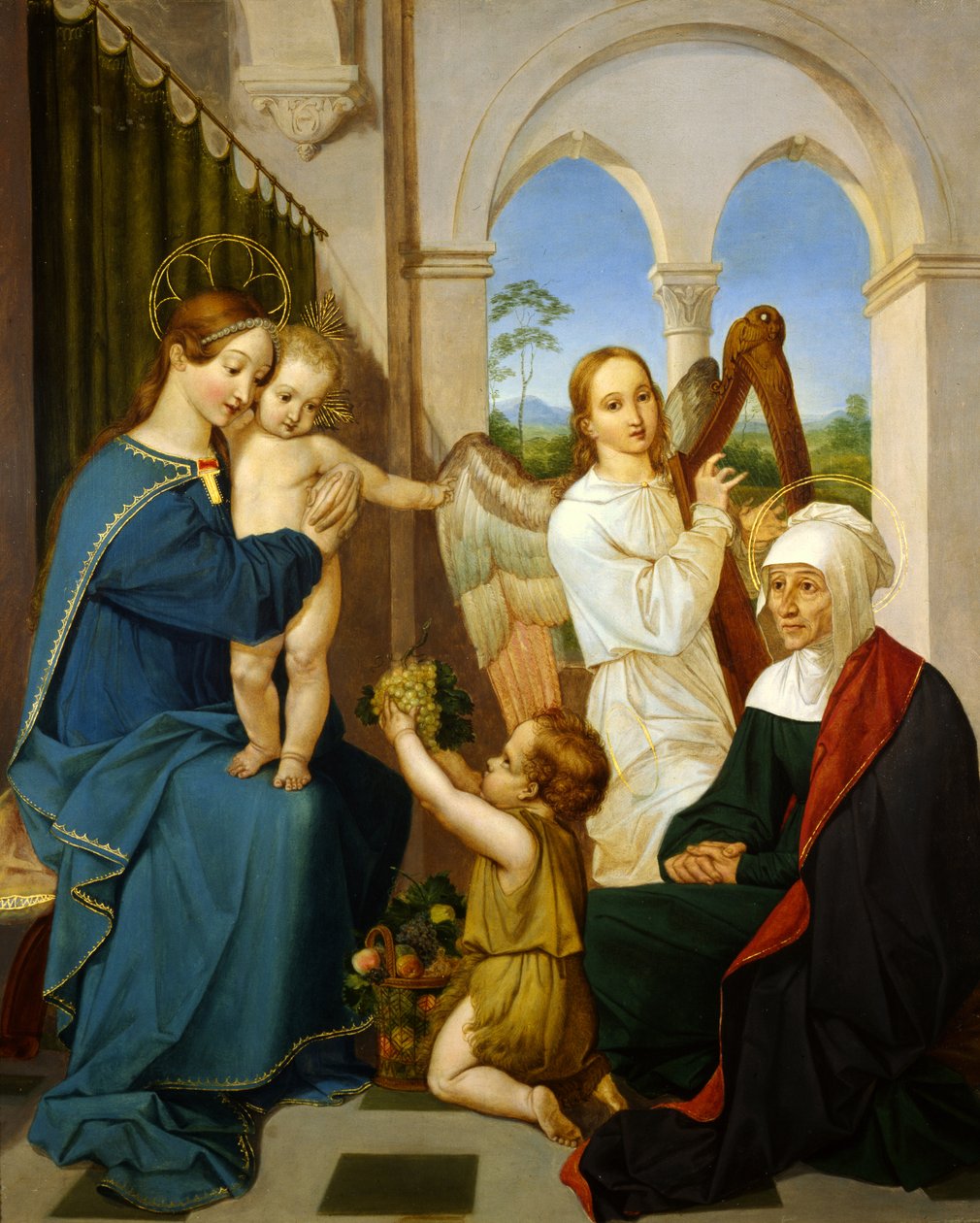 Svatá rodina, 1809-11 od Peter von Cornelius