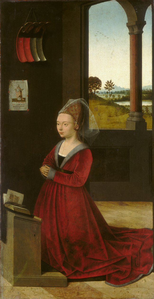 Portrét ženské dárkyně, c.1455 od Petrus Christus
