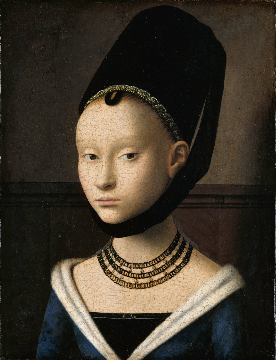 Portrét mladé ženy od Petrus Christus