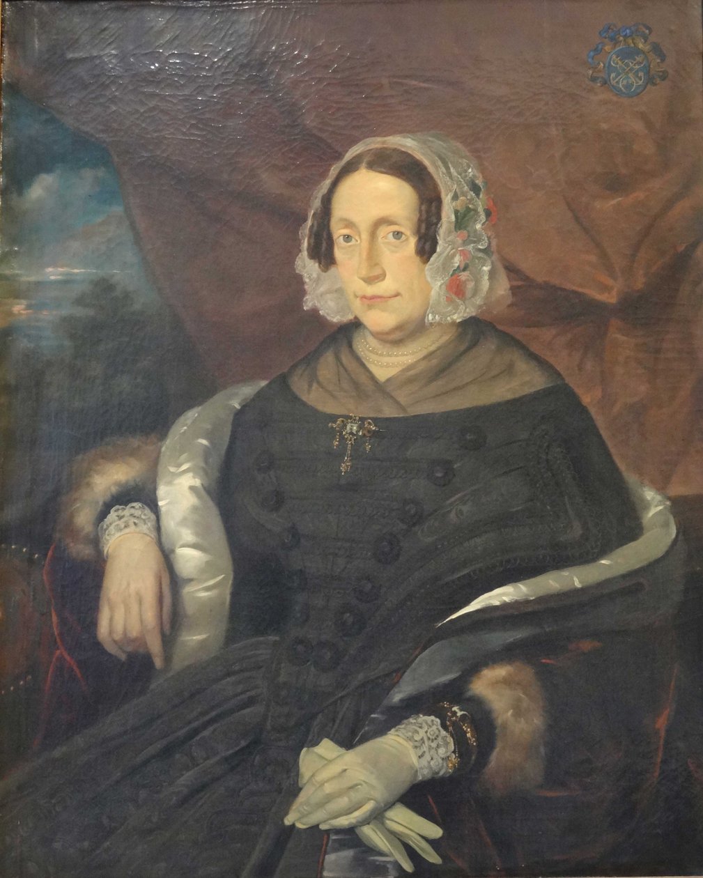 Antonia Maria Imans (1798-1865) manželka Nicolaase IJzendoorna (1793-1867) od Petrus Theodorus van Wijngaerdt