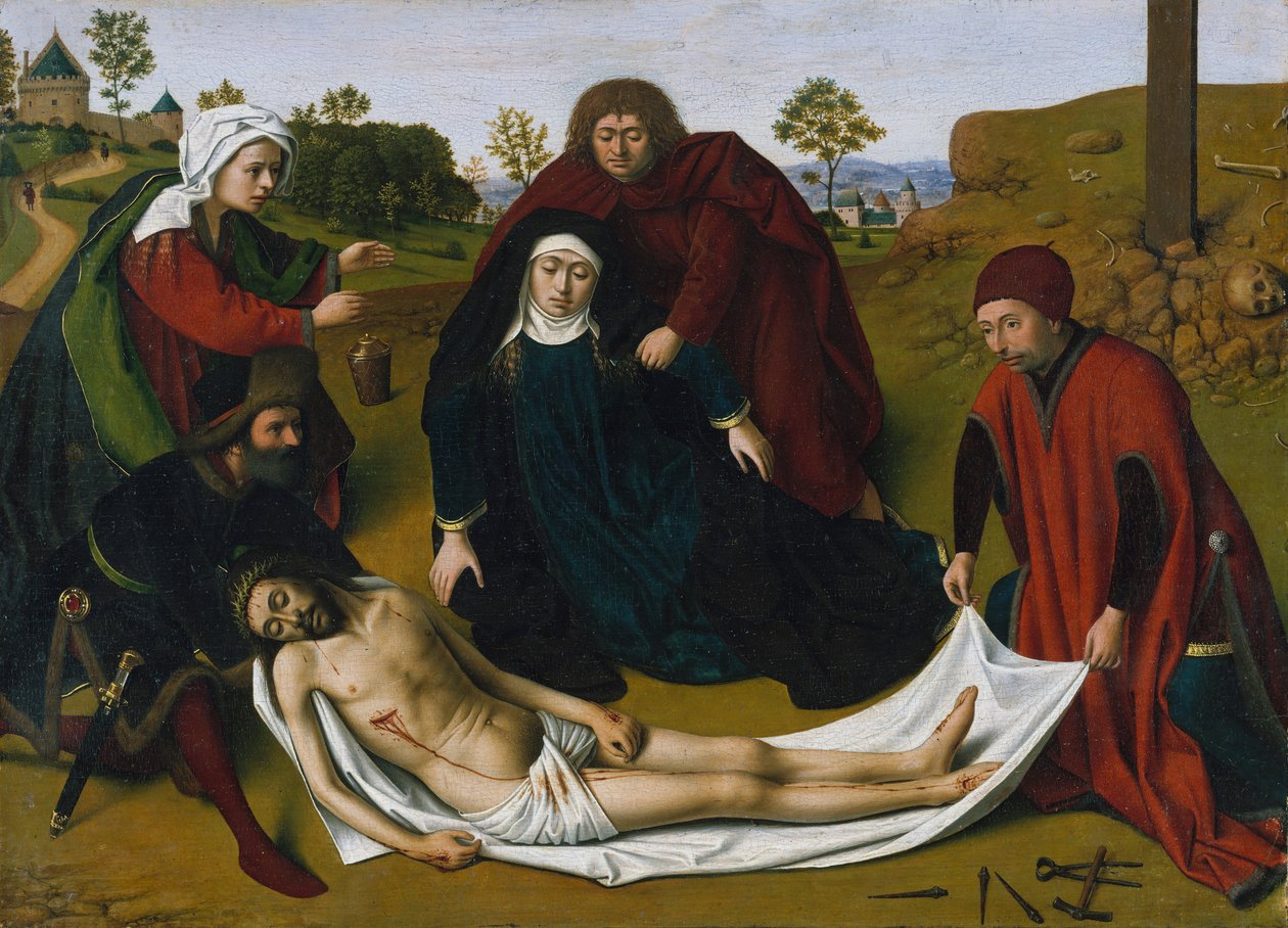The Lamentation, ca. 1450. od Petrus Christus