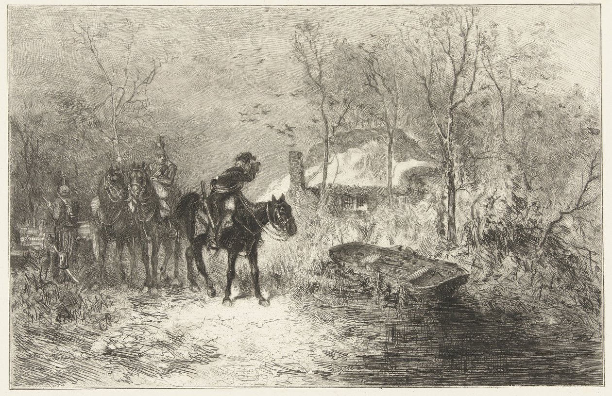 Průzkum ve sněhu od Petrus Johannes Arendzen