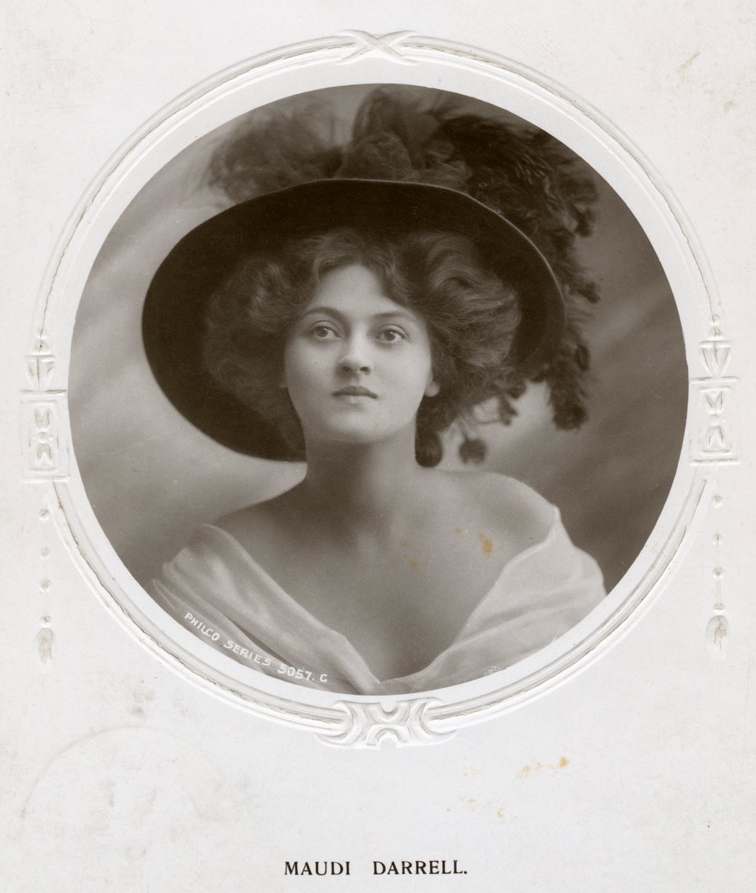 Maudi Darrell, britská herečka, c1908. od Philco Publishing Company